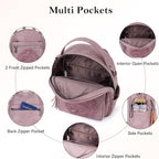 Mini Backpack Purse for Women, Embossed Leather Small Backpack Fashion Travel - Image 5
