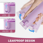 9oz Small Water Bottles with Straw, Mini Water Bottle with One-Hand Open Design - Image 4