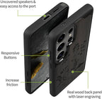 Carveit Magnetic Wooden Case for Samsung Galaxy S26 Ultra Case 2026, TPU - Image 6