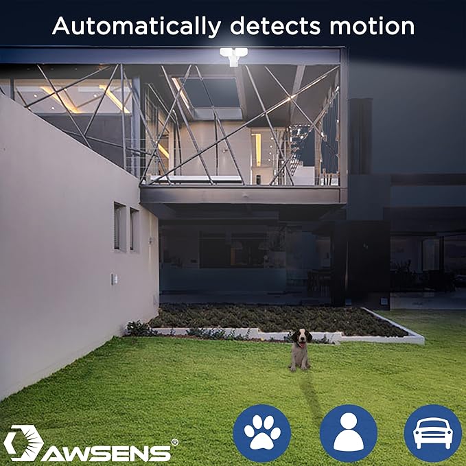 30W LED Motion Sensor Security Light Outdoor, 180 Degree, 2600 LM, 5100 K - Image 4
