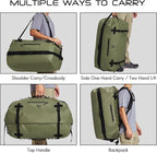 Haimont Large Waterproof Duffel Backpack Roll-Top Heavy Duty Dry Duffle Bag - Image 6
