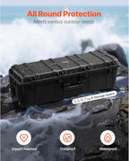VEVOR Weatherproof Hard Case, Heavy Duty Protective Dry Box Case - Image 3