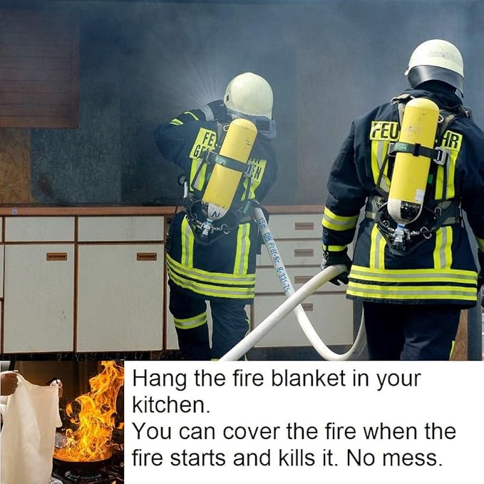 Leberna Emergency Fire Blanket for Home and Kitchen - Image 5