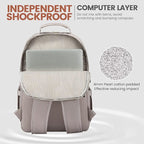 LOVEVOOK Laptop Backpack for Women 15.6 inch, Travel Backpack Purse, - Image 3