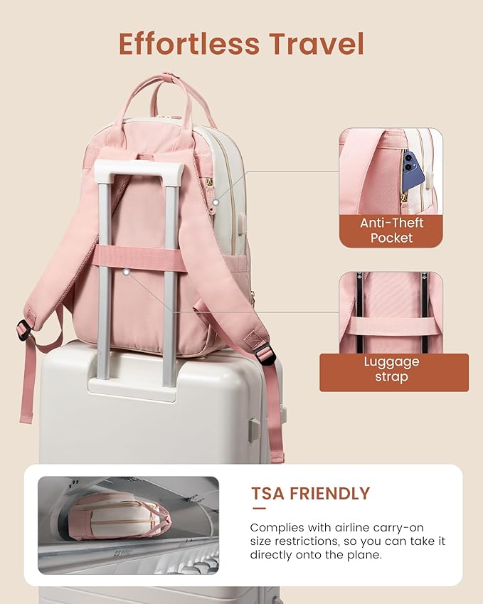 LOVEVOOK Backpack for Women, Laptop Backpack Women, Fits 15.6 Inch Laptop Bag - Image 6