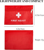 QCWN 12 Pack Empty First Aid Bag Mini Medical Kit Pouch Small Travel Emergency - Image 2