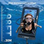 Waterproof Phone Pouch Floating 2 Pack, IP68 Waterproof Phone Case - Image 3