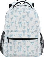 Wamika Coastal Anchor Kids Backpack Nautical Theme Starfish Shell Ocean School by Wamika