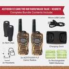 Cobra ACXT1035R FLT CAMO Floating and Waterproof Walkie Talkies - Image 6