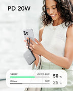 VRURC Portable Charger with Built-in Cable, 10000mAh 22.5W Fast Charging USB C - Image 7