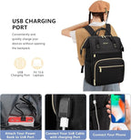 Focdod Backpack for Women 15.6 Inch Laptop Backpack Work Business Backpacks - Image 3