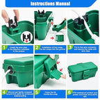 Hrensaw Small Weatherproof Electrical Connection Box, Outdoor Electrical Box - Image 6