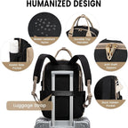 LOVEVOOK Laptop Backpack for Women, 15.6 Inch Laptop Bag - Image 3
