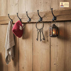 Mystic Colonial Medieval Rustic Cast Iron Wall Hooks | Vintage Black Coated - Image 6