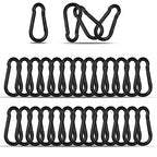 30PCS M4 Heavy Duty Carabiner Clip, 1.57Inch Snap Hook Quick Link Small by XHAMXE