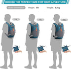 FIORETTO 15L Hiking Backpack for Women Men Mini Packable Backpack Lightweight - Image 7