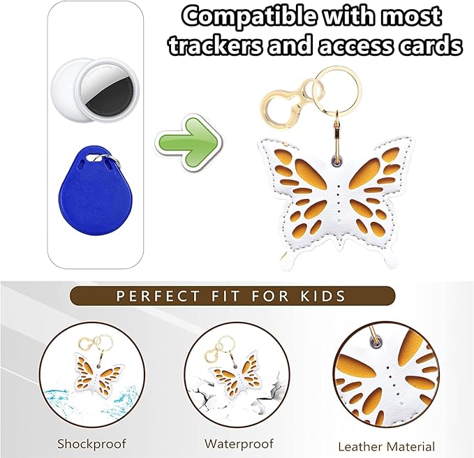 BORKUANA Leather Keychain Holder Case Compatible - Image 4