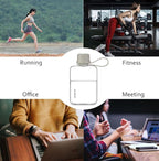 Portable Flat Water Bottle, BPA Free Reusable Tritan Plastic Travel Water - Image 5