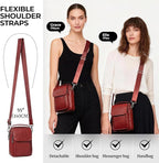 Augus Leather Small Messenger Bag - Image 4