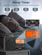NOAA Weather Alert Radio, Digital AM FM Shortwave Radio - Image 7