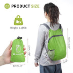 20L Ultra Hiking-Daypack Lightweight Foldable Travel Packable Backpack - Image 3