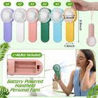Sumind 12 Pcs Small Personal Portable Fan Mini Handheld Bulk 1 Speed Electric - Image 3