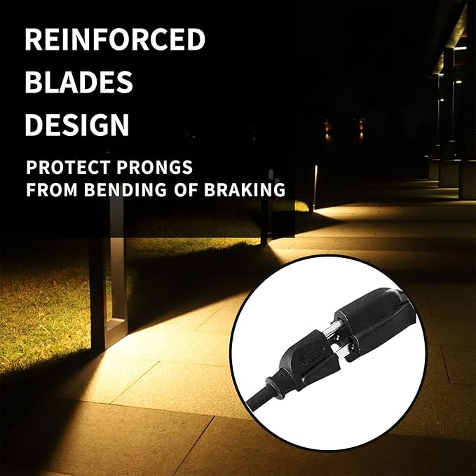 100FT Outdoor Extension Cord-16/3 SJTW Durable Black Extension Cable - Image 5