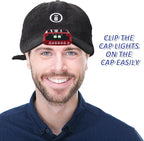 Mudder LED Clip on Cap Lights USB Rechargeable Cap Flashlight Clip Waterproof - Image 6