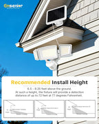 Ensenior 5 Motion Sensor Modes Solar Security Light, 1800LM 270° Wide Angle 3 - Image 7