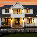Upgraded Motion Sensor Outdoor Wall Light, 10.6” Small Dusk to Dawn Porch Light - Image 7