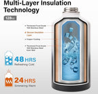 DYSANKY 1 Gallon Insulated Water Bottle | Upgraded Thickened Stainless Steel - Image 3