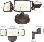 Onforu 2 Pack 75W Flood Lights Outdoor, 7000LM LED Floodlights Switch Controlled - Image 9