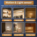 Under Cabinet Lights, 88 LED Operated Motion Sensor Light Indoor, 2200mAh USB - Image 6