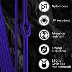TECEUM 5/32" Paracord Rope 1000 – 1000ft / 200ft / 100ft / 50ft – Tactical - Image 3