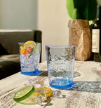 KLIFA- NICE- 14.7 ounce, Acrylic Tumbler Drinking Glasses, Stackable Plastic - Image 5