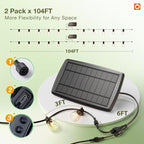 addlon 204FT Solar String Lights Waterproof, Patio Lights Solar Powered - Image 5