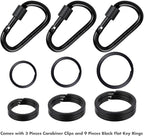 Cridoz Locking Carabiner D Ring Clips - Image 5