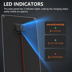 Solar Panel 50W 12V Solar Car Battery Charger Maintainer Portable Waterproof - Image 7