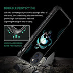 for iPhone 13 Case, Skeleton Winding Snake Pattern Graphic Design Girl Boy Soft - Image 7