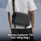 tomtoc Compact EDC Sling Bag 3L-10L, Minimalist Crossbody Bag Chest Shoulder - Image 3