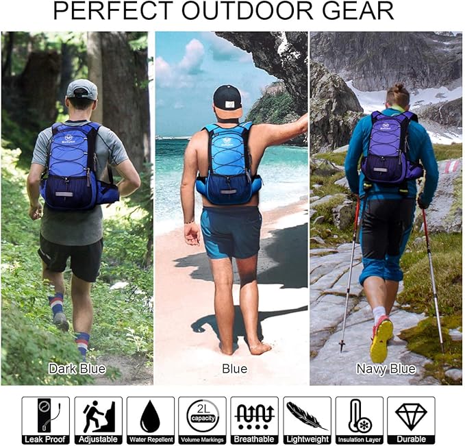 Mothybot Hydration Pack, Insulated Hydration Backpack - Image 7