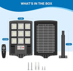 Solar Street Lights Outdoor Waterproof, 6500K LED Dusk to Dawn Solar Light - Image 9