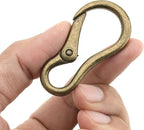 CRAFTMEMORE 2pcs 2 Inches Carabiner Spring Snap Hook Paracord Camping Keychain by CRAFTMEMORE