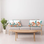 Ambesonne Tropical Throw Pillow Cushion Case Pack of 4, Exotic Orchids Blossom - Image 4