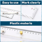 3 Pcs Basic Navigation Set, Include 16 Inch Parallel Ruler - Image 3