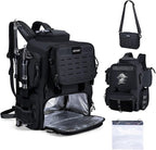 Goture Fishing Backpack, 58L 900D Water-Resistant Insulated Tackle Backpack by Goture