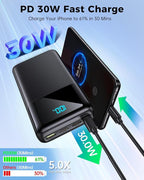 Portable Charger Power Bank 50000mAh, USB-C PD 30W Fast Charging, High Capacity - Image 2