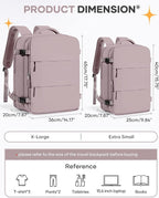 Travel Backpack Carry On Flight Aapproved Personal Item Travel Bag Mochila De - Image 3