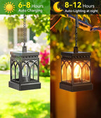 KOOPER 2 Pack Solar Lanterns Outdoor Waterproof, Brighter Hanging Solar Lantern - Image 6