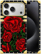 for iPhone 17 Pro Max Case Luxury Golden Decoration by Unknown